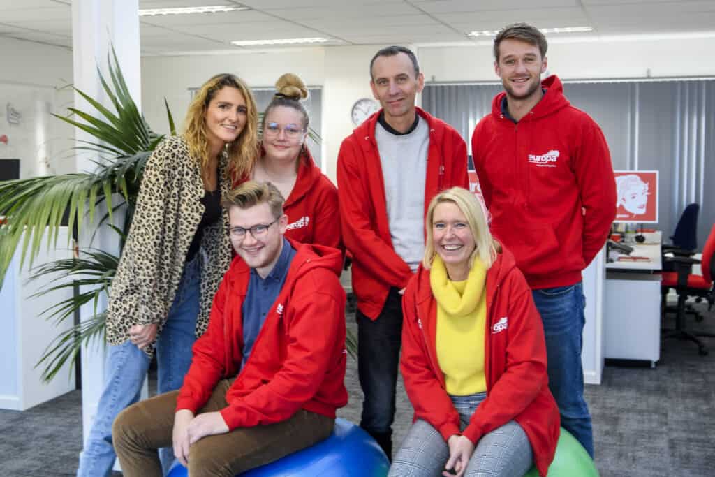 Europa Road team in Belgium